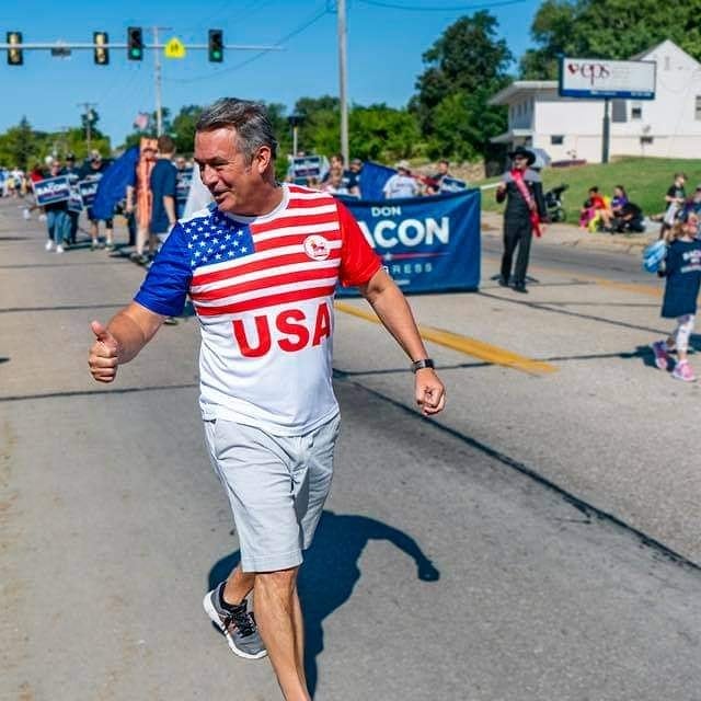 Congressman Don Bacon In Wendok paraded in Omaha